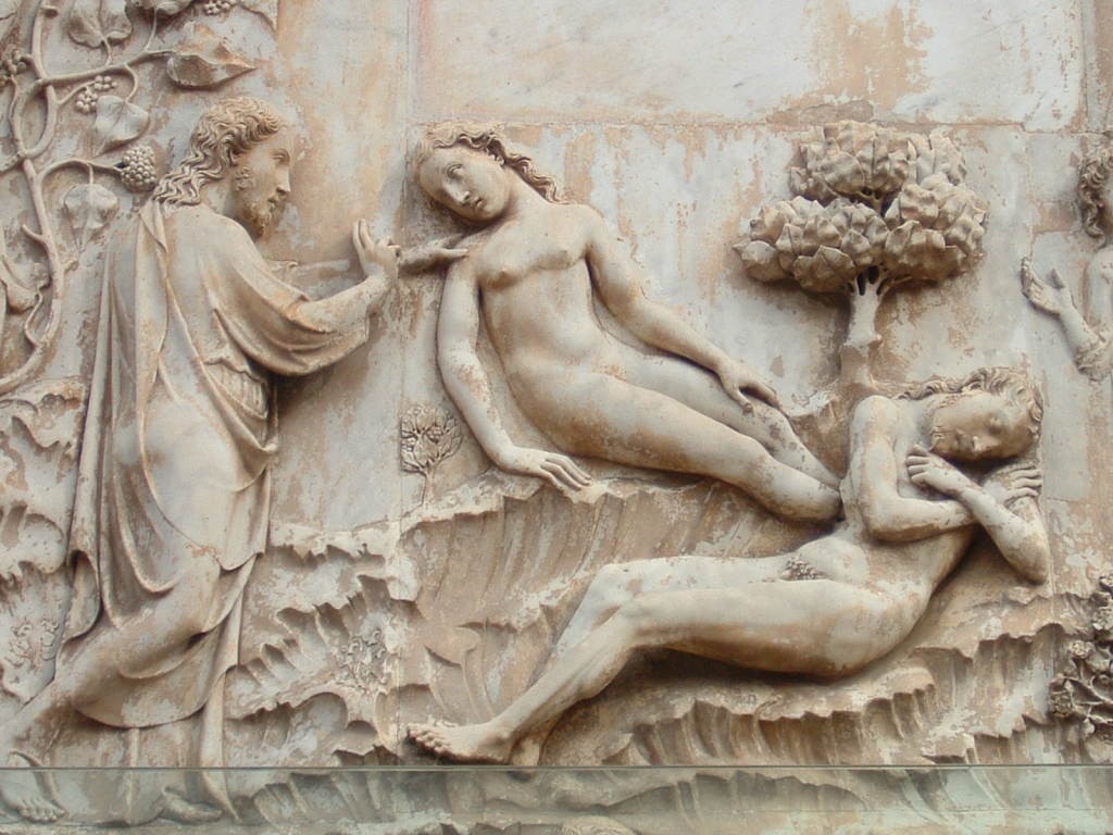 Duomo-Orvieto-dettaglio-Creazione-di-Eva
